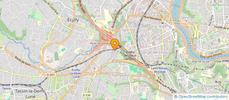 localisation de l'entreprise SYND COP MONTRIBLOUD  LYON