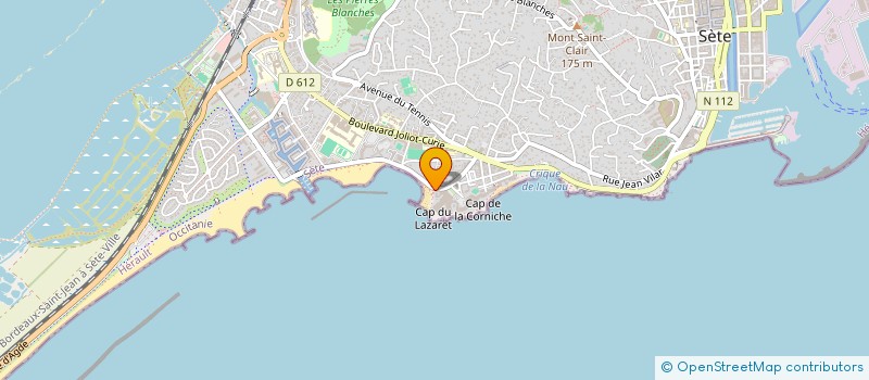 localisation de l'entreprise SYND COP NAUTICA  SETE