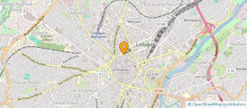 localisation de l'entreprise SYND COP PARKING TRENTE CINQ LIBERATION à LIMOGES