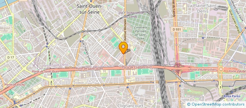 localisation de l'entreprise SYND COP REP CAB MIGDAL à SAINT-OUEN-SUR-SEINE