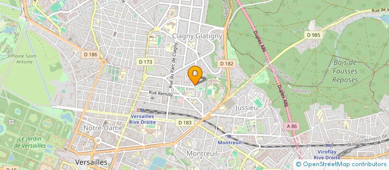 localisation de l'entreprise SYND COP REP PAR STE CABINET MOULIN à VERSAILLES