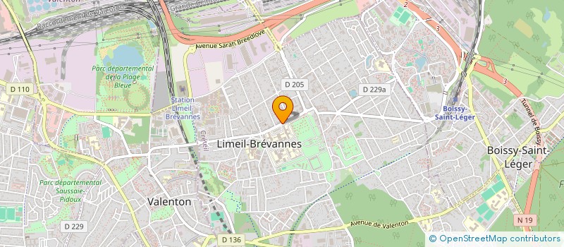 localisation de l'entreprise SYND COP REP SOCIETE JEAN BENOIT  LIMEIL-BREVANNES