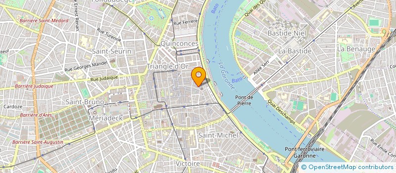 localisation de l'entreprise SYND COP RES 12 R PLT ST PIERRE  BORDEAUX