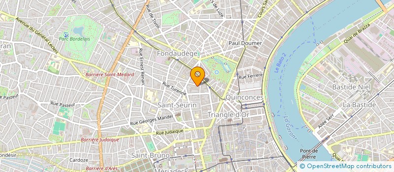 localisation de l'entreprise SYND COP RES 12 RUE EMILE FOURCAND  BORDEAUX