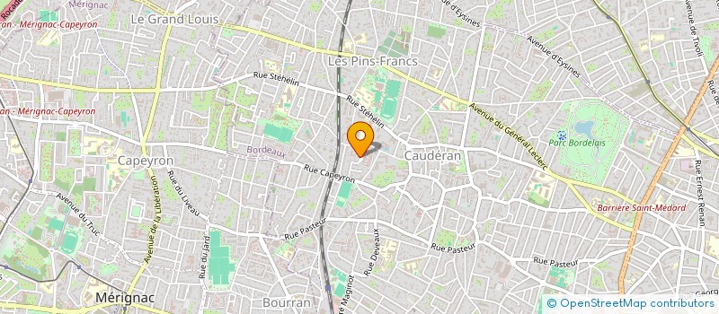 localisation de l'entreprise SYND COP RES 13 RUE CLAIRE  BORDEAUX