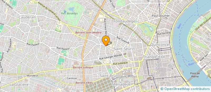 localisation de l'entreprise SYND COP RES 78 R DE LA CROIX BLANCHE  BORDEAUX