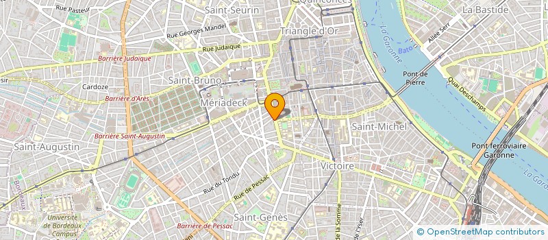 localisation de l'entreprise SYND COP RES 85 CRS D ALBRET  BORDEAUX