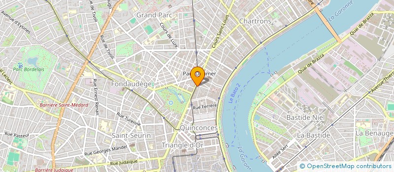 localisation de l'entreprise SYND COP RES 98 CRS DE VERDUN  BORDEAUX