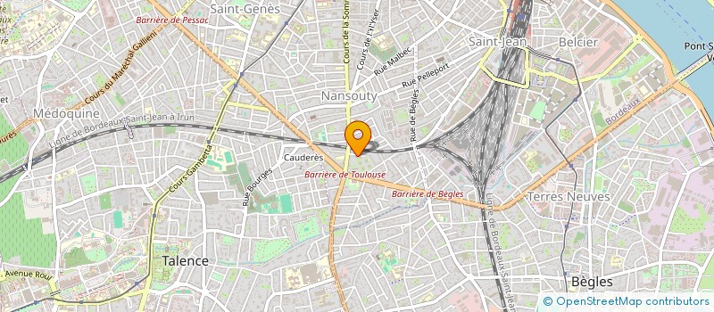 localisation de l'entreprise SYND COP RES ALBERT 1ER  BORDEAUX