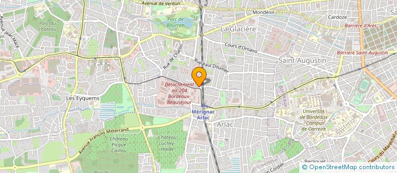 localisation de l'entreprise SYND COP RES ANTARES  MERIGNAC