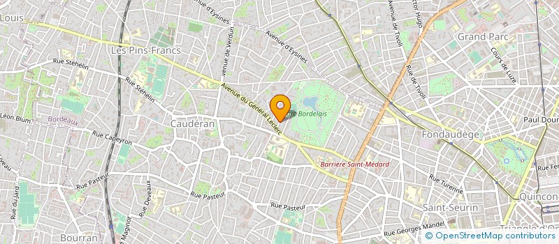 localisation de l'entreprise SYND COP RES AURELIA CAPEYRON à BORDEAUX