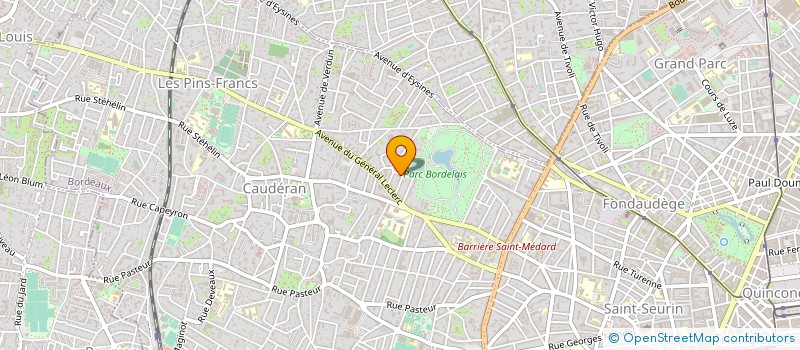 localisation de l'entreprise SYND COP RES BELLINI à BORDEAUX