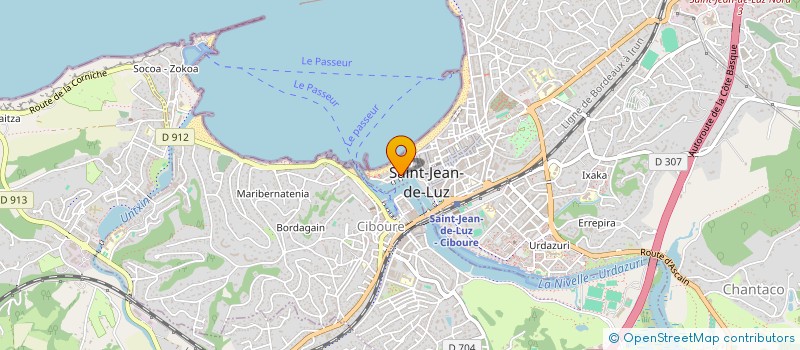 localisation de l'entreprise SYND COP RES BETBEDER BAITA  SAINT-JEAN-DE-LUZ