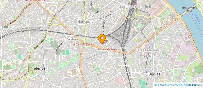 localisation de l'entreprise SYND COP RES BLAISE PASCAL  BORDEAUX