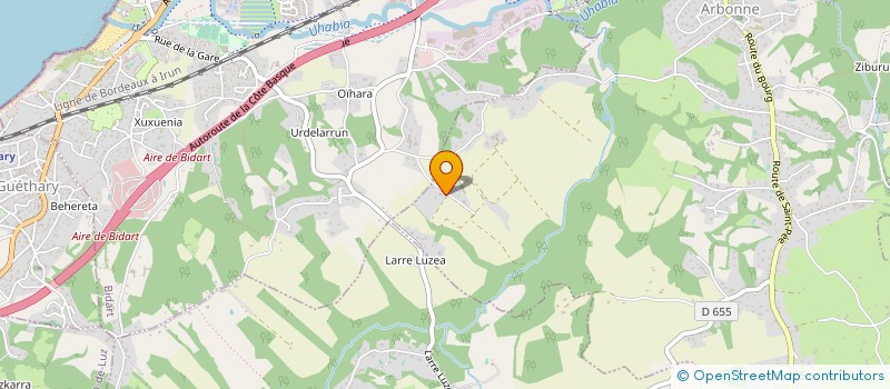 localisation de l'entreprise SYND COP RES CLOS ETCHE BERRI  BIDART