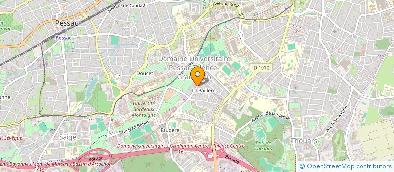 localisation de l'entreprise SYND COP RES COPERNIC  PESSAC