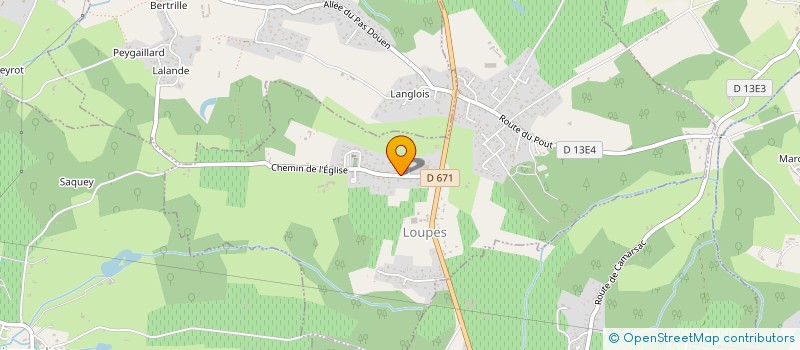 localisation de l'entreprise SYND COP RES DE LA CROIX BLANCHE  LOUPES