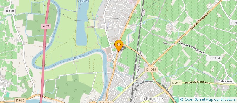 localisation de l'entreprise SYND COP RES DEBRUN EPICURE  LIBOURNE