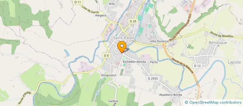 localisation de l'entreprise SYND COP RES DU JEU DE PAUME  SAINT-PALAIS