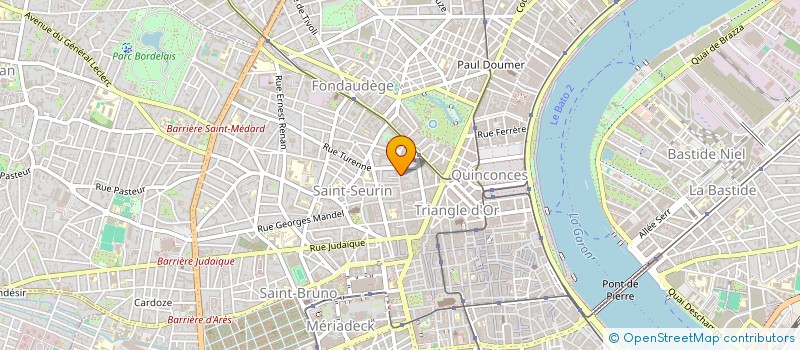 localisation de l'entreprise SYND COP RES DU PALAIS GALLIEN  BORDEAUX