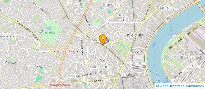 localisation de l'entreprise SYND COP RES FONDAUDEGE  BORDEAUX