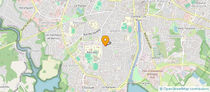 localisation de l'entreprise SYND COP RES GWENED 2 à VANNES