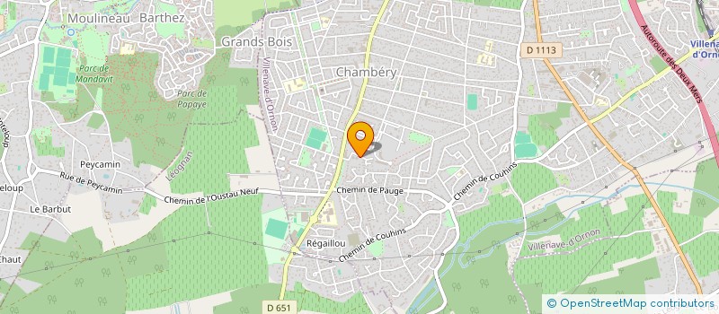 localisation de l'entreprise SYND COP RES HAMEAU ST LYS  VILLENAVE-D'ORNON