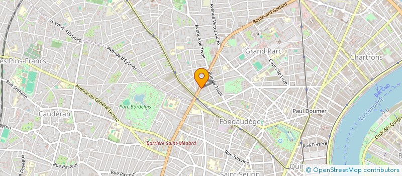 localisation de l'entreprise SYND COP RES IMM 22 BD PIERRE 1ER à BORDEAUX