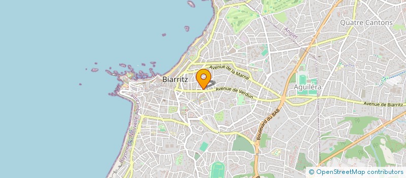 localisation de l'entreprise SYND COP RES KOLBACH DECOURCHELLE  BIARRITZ