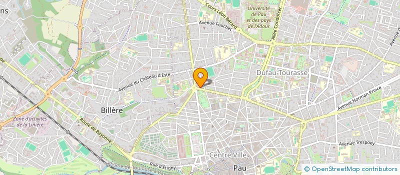 localisation de l'entreprise SYND COP RES L'ARIEL à PAU