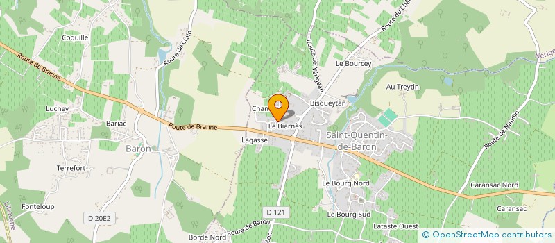localisation de l'entreprise SYND COP RES L OREE DES VIGNES  SAINT-QUENTIN-DE-BARON