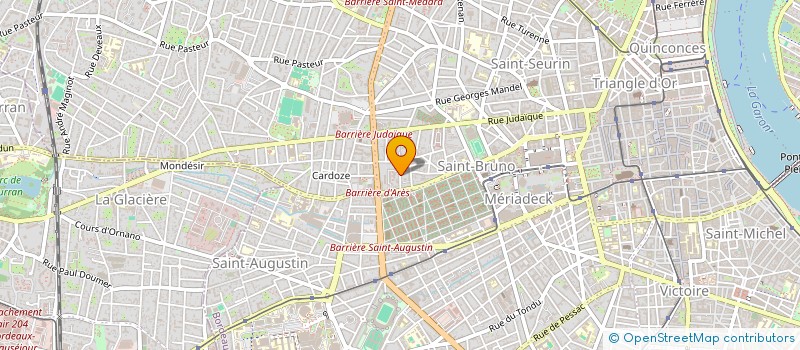 localisation de l'entreprise SYND COP RES LA CARTONNERIE  BORDEAUX