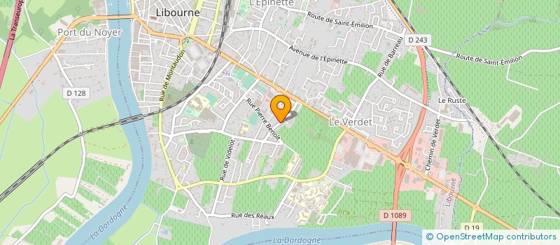 localisation de l'entreprise SYND COP RES LA JALOUSIE  LIBOURNE