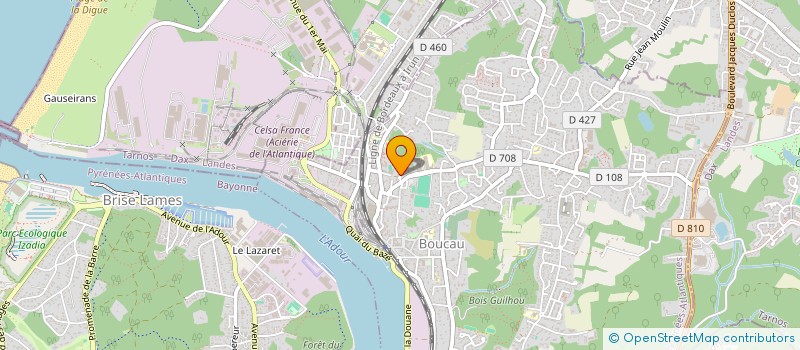 localisation de l'entreprise SYND COP RES LA PALOMA  BOUCAU