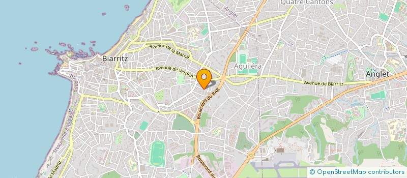 localisation de l'entreprise SYND COP RES. LE CLOS LARROZE  BIARRITZ