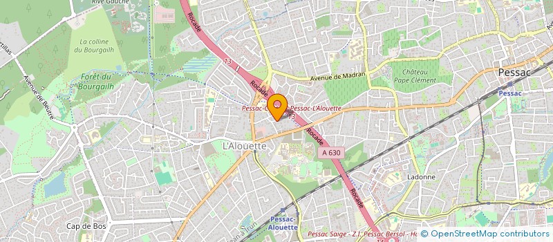 localisation de l'entreprise SYND COP RES LE GARROS  PESSAC