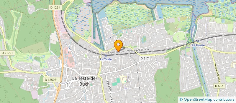 localisation de l'entreprise SYND COP RES LE HAMEAU PECHEURS  LA TESTE-DE-BUCH