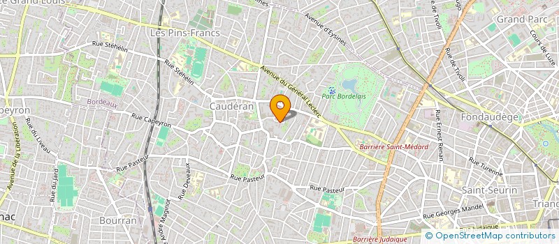 localisation de l'entreprise SYND COP RES LE VERONESE  BORDEAUX