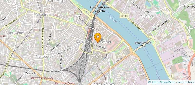 localisation de l'entreprise SYND COP RES LES BUISSONS  BORDEAUX