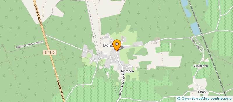 localisation de l'entreprise SYND COP RES LES CHATAIGNIERS  LISTRAC-MEDOC