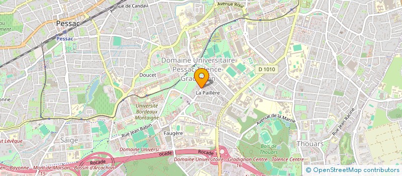 localisation de l'entreprise SYND COP RES LES MOUETTES  PESSAC