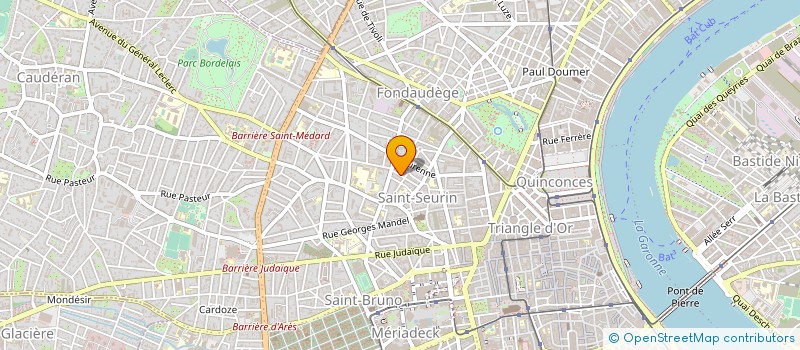 localisation de l'entreprise SYND COP RES MONDENARD à BORDEAUX