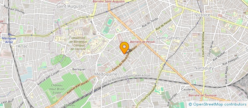 localisation de l'entreprise SYND COP RES NAPOLI  BORDEAUX