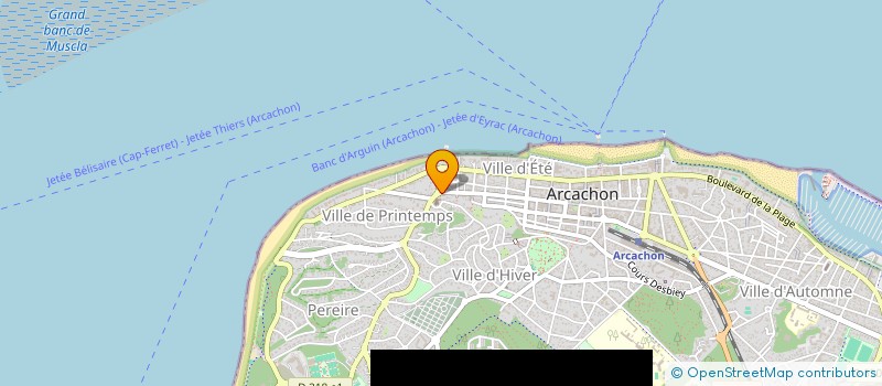 localisation de l'entreprise SYND COP RES NOTRE DAME à ARCACHON