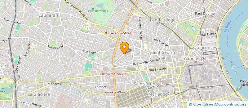 localisation de l'entreprise SYND COP RES PARC DES CHEVALIERS  BORDEAUX