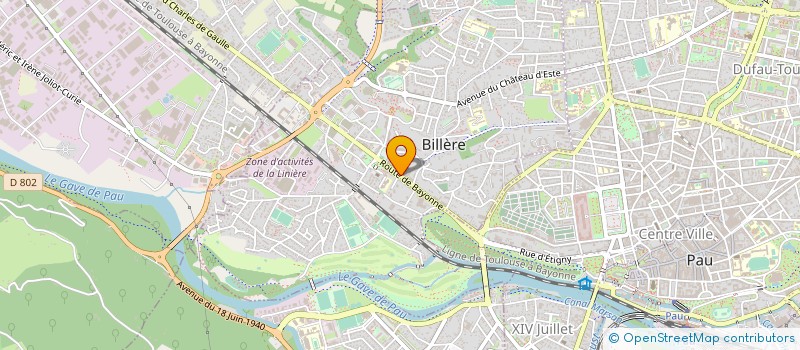 localisation de l'entreprise SYND COP RES ROYAL NAVARRE  BILLERE