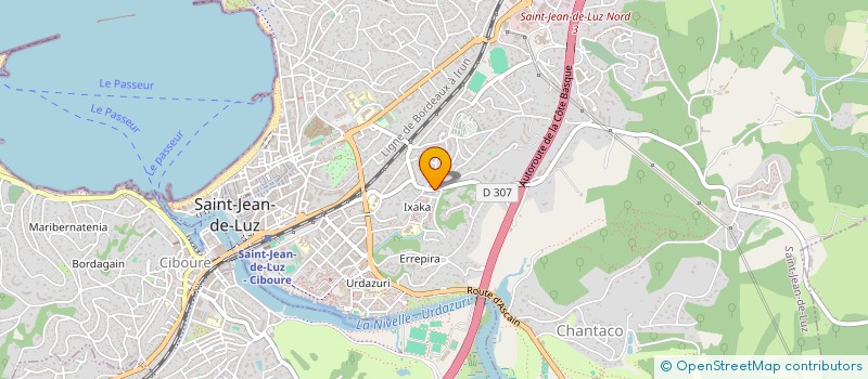 localisation de l'entreprise SYND COP RES SAINT JOSEPH  SAINT-JEAN-DE-LUZ