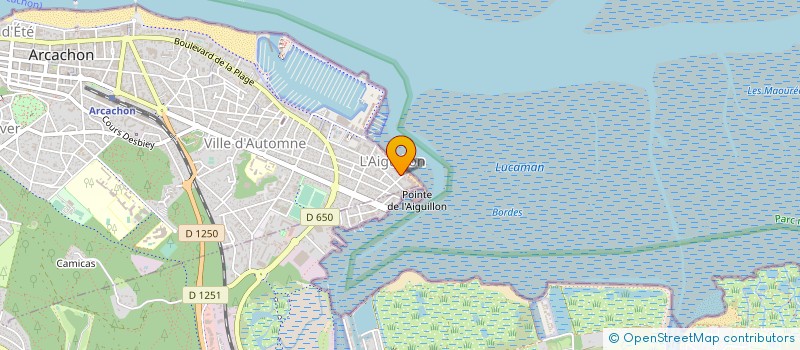 localisation de l'entreprise SYND COP RES THALASSA  ARCACHON