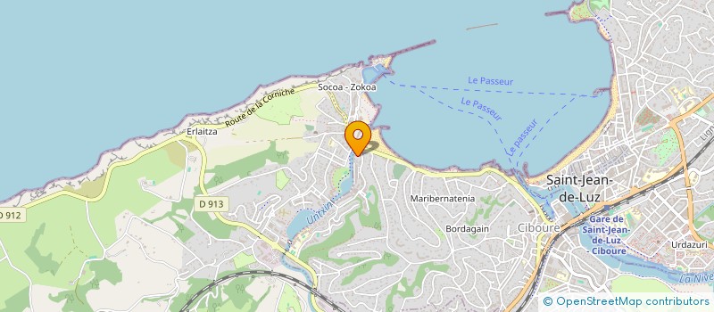 localisation de l'entreprise SYND COP RES UNTXIN MAITEA  CIBOURE