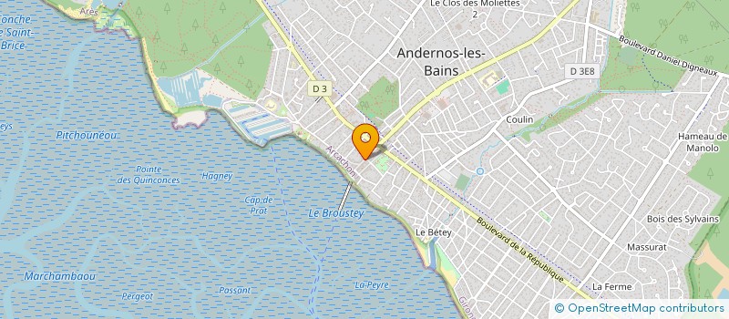 localisation de l'entreprise SYND COP RES VIEUX MARCHE  ANDERNOS-LES-BAINS